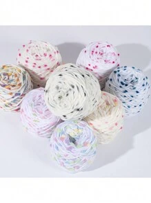 1pc Rainbow Iceland Doudou Thread Scarf Bag Sweater Hand-knitted DIY Thread 50g/pc - White - View 5