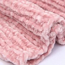 1 Miếng 100g Dệt thủ công Chenille Sợi Đối với DIY Nhung Chăn , Khăn quàng cổ Hoặc Nước đá Sợi - Màu xám đen - Xem 7