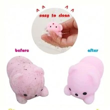 ¡diversión Aplastante! Juguetes De Mochi Squishy Al Azar Con Dibujos Animados, Mini Juguetes Para Aliviar El Estrés - Multicolor - Ver 6
