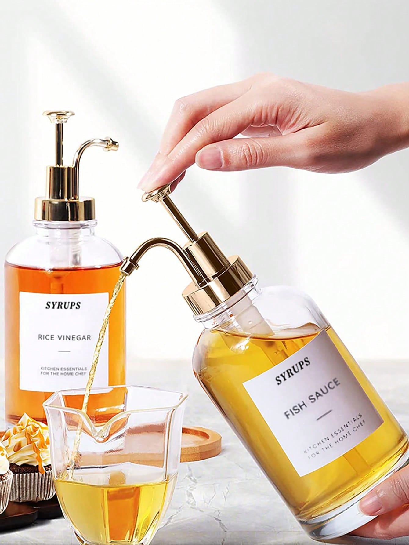 35pcs Waterproof White Vinyl Coffee Syrup Dispenser Labels Printed