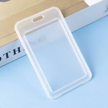 1入款式隨機的證件套配掛繩,適用於學生證、駕照、門禁卡、公交卡、銀行卡、信用卡等證件 - 彩色 - 查看 5