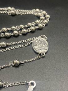 Men's Pendant Necklaces - Bạc - Xem 7