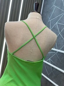 Women Dresses - 薄荷綠 - 查看 5