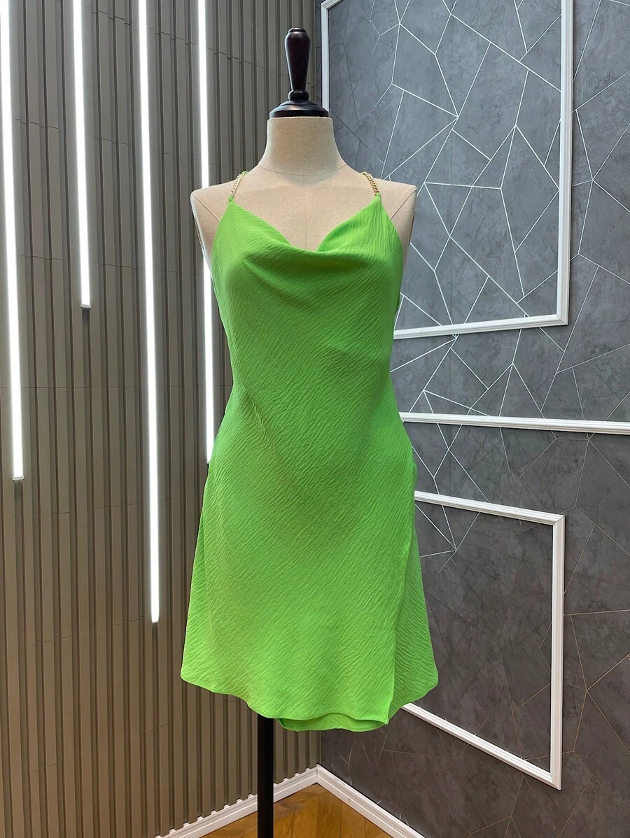 Women Dresses - 薄荷綠 - 查看 1