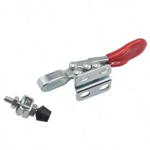 2 Piezas Abrazadera Horizontal De Agarre Rápido Para Carpintería Y Fijación, Herramienta De Abrazadera De Agarre Rápido - Plateado - Ver 3