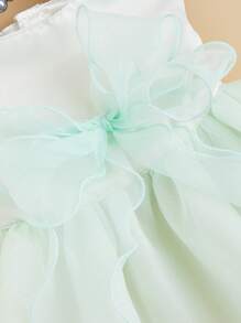 1 Miếng Màu xanh lá Thú cưng Váy dự tiệc , Áo choàng dạ hội Phong cách , Đàn organza & Váy sa mỏng , Hoàn hảo Đối với Đám cưới Và Các bữa tiệc - màu xanh lá - Xem 5