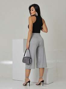 Women Pants - Grey - View 4