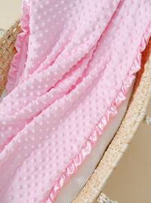 momscare 1pc Soft Fleece Baby Swaddle Blanket Love Valentine - Pink - View 4