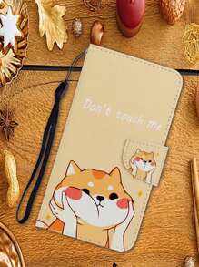Cute Leather Wallet Phone Case With Card Slots Compatible With Samsung, Iphone, Redmi, Xiaomi, Oppo, Realme, Vivo, Pixel Phones Featuring Tpu Shockproof Protection