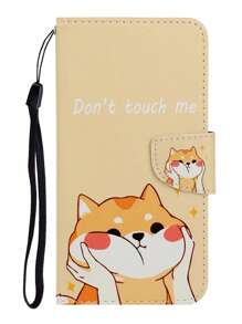 Cute Leather Wallet Phone Case With Card Slots Compatible With Samsung, Iphone, Redmi, Xiaomi, Oppo, Realme, Vivo, Pixel Phones Featuring Tpu Shockproof Protection