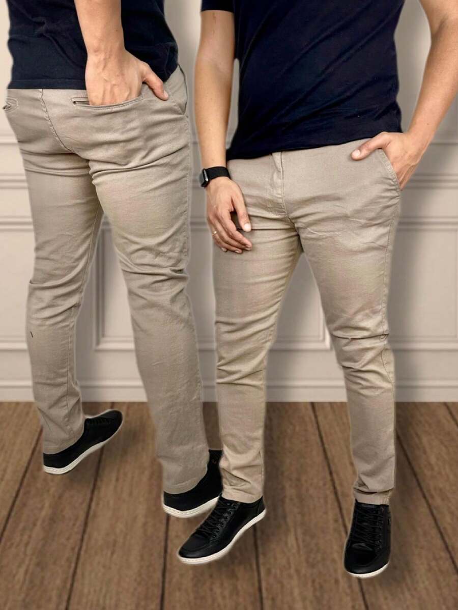 Men Pants - Màu Khaki - Xem 1