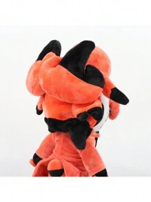 1入組alastor毛絨遊戲動物填充娃娃,柔軟的毛絨和pp填充,適合14歲以上的青少年生日禮物,也可用於節日禮物、桌子、沙發、枕頭和裝飾 - 橘色 - 查看 10