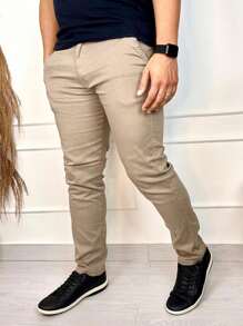 Men Pants - Màu Khaki - Xem 2