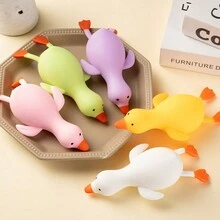 1pc Innovative Pink Duckling & Goose Handheld Stress Reliever Toy For Teenagers - Pink - View 2