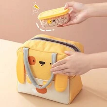 Mô hình Cartoon Trong suốt Hộp cơm trưa - trắng - Xem 2