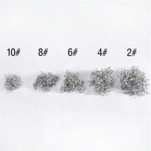 10Pcs High Carbon Steel Treble Hooks 2# 4# 6# 8# 10# Silver Fishing Tackle with Barbed Anchor Lure Fishing Accessories