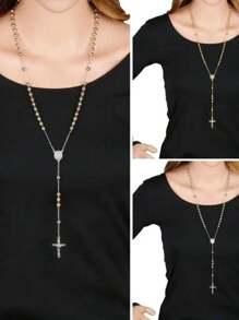 Men's Pendant Necklaces - Bạc - Xem 3