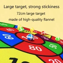 1 Miếng 72CM Bóng dính Mục tiêu , Creative Đồ chơi Đối với Trong nhà & Ngoài trời Ném Trò Chơi , Màu sắc tùy ý - Nhiều màu - Xem 2