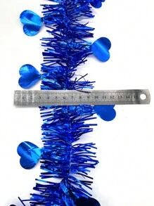 新年絲帶和塑膠毛皮裝飾用品,適合婚禮、派對、聖誕節等。 - 藍色 - 查看 2