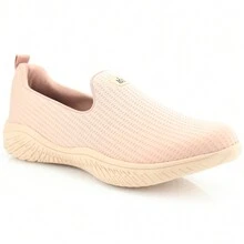 Women Wedge Sneakers - 乾枯玫瑰色 - 查看 3