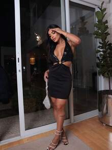 Women Dresses - 黑色 - 查看 4