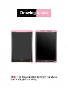 12-inch Colorful Round Hole Drawing Board - Pink - View 11