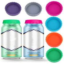 1 Pièce Couvercle De Bouteille De Soda Réutilisable En Silicone Avec Couvercle Anti-fuite Pour La Protection De La Boisson En Canette