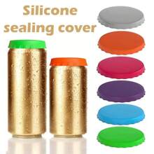 1 Pièce Couvercle De Bouteille De Soda Réutilisable En Silicone Avec Couvercle Anti-fuite Pour La Protection De La Boisson En Canette