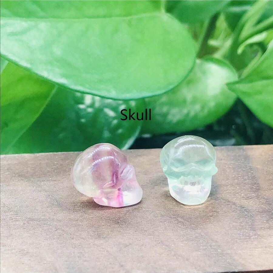 1入組可愛的彩虹萊姆石雕刻品,美麗的禮物,迷你雕刻的治療水晶天然石材裝飾,貓掌彩虹萊姆石混合雕刻品,迷你雕刻貓頭鷹、頭骨、、天使、龜 - G - 查看 1