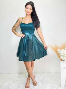 Women Dresses - Dark Green - View 3