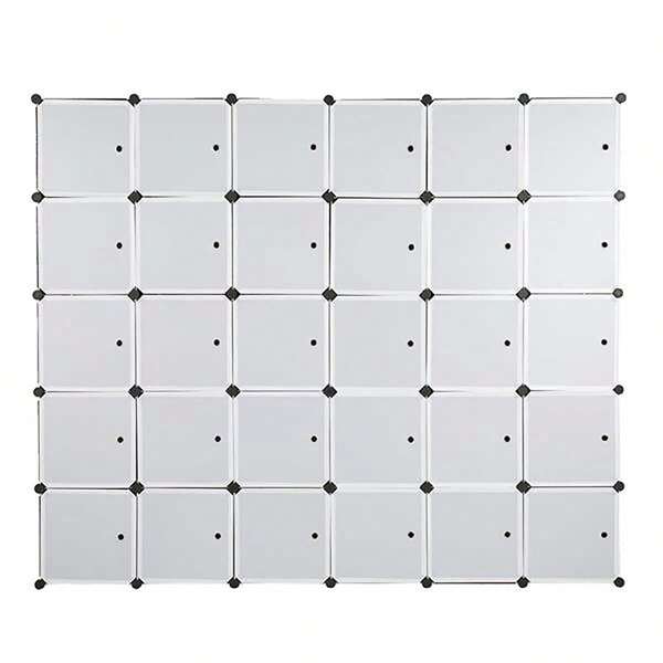 30 Cube Organizer Stackable Plastic Cube Storage Shelves Design