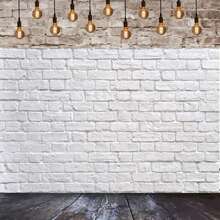 1 Paño De Fondo De Pared De Ladrillo Blanco - Multicolor - Ver 5