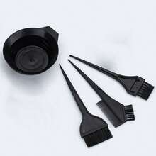 4入組染髮刷和碗套裝,專業沙龍染髮套裝,染髮工具,適用於家庭diy和沙龍使用