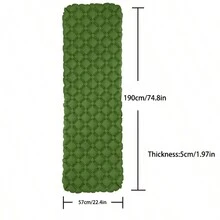 Nylon New Tpu Inflatable Mat Ultra-light Air Bed Portable Folding Picnic Mat Beach Mat Tpu Outdoor Tent Camping Inflatable Bed Camping Moisture-proof Mat Floor Mat Lunch Break