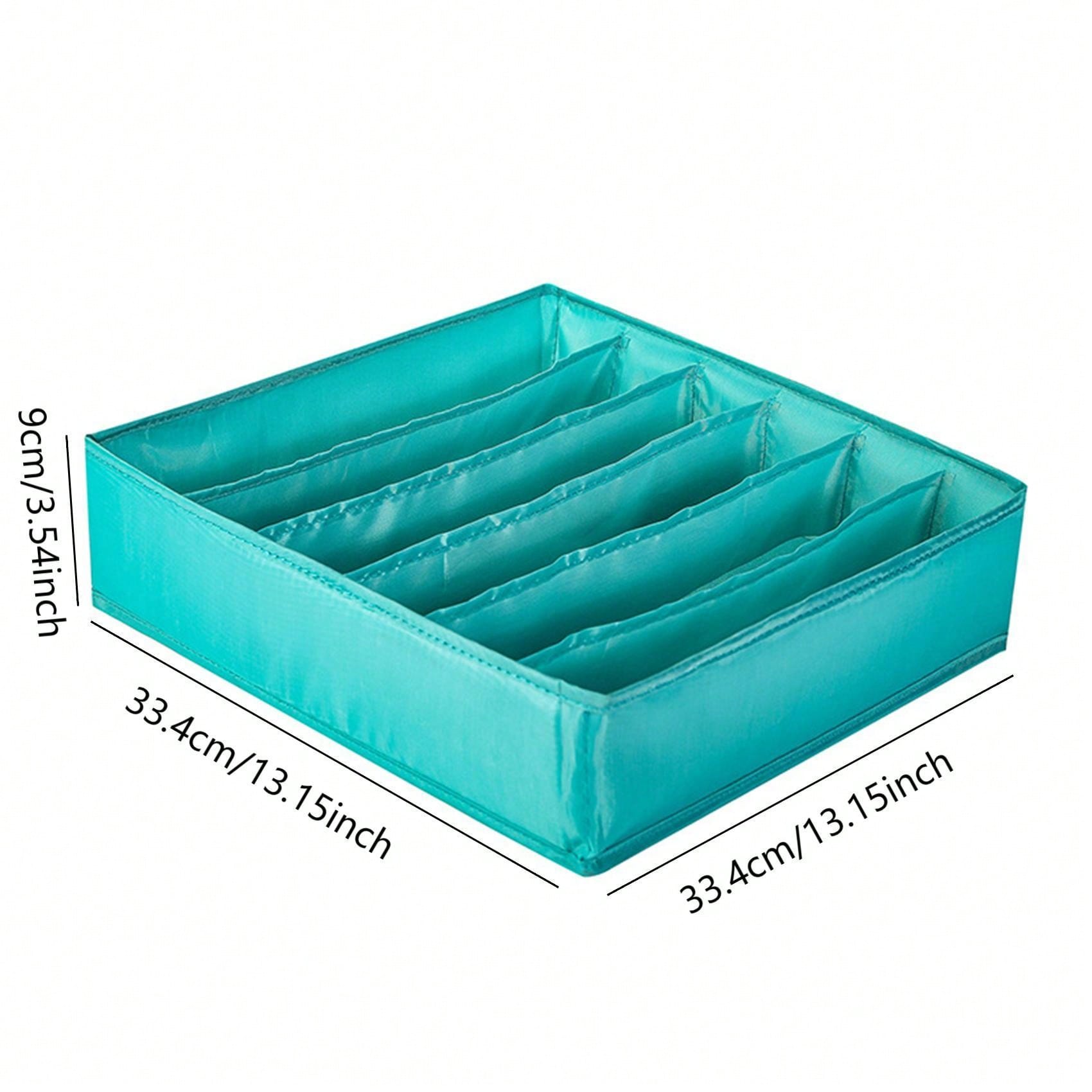 1pc Foldable bra drawer organizer, spacesaving underwear dress storage