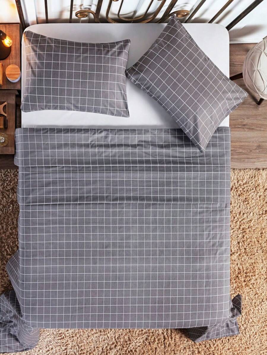 Sheet Sets with Pillowcases - 灰色 - 查看 1