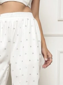 Women Pants - trắng - Xem 5