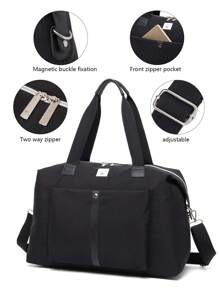 LEQUEEN 1個新款大容量媽媽袋,適合戶外旅行、換尿布和收納,搭配斜挎帶方便組織