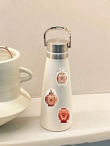 63 Piezas Pegatinas Decorativas De Linterna Para Celebrar El Año Del Dragón - Multicolor - Ver 4