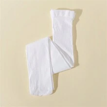 Einfarbige Samtstrumpfhosen Mit Hoher Elastizität Für Baby Mädchen, Winter Tanzsocken