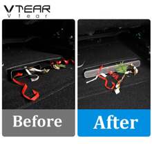 Vtear 2入組適用於kia Sportage Nq5 2022 2023 2024汽車座椅風口防堵罩不銹鋼黑色保護罩 - 黑色 - 查看 2