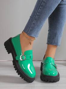 Ladies' Green Shoes - Green - View 2