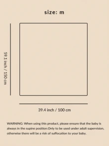 1入組嬰兒紫色襯布毯,天鵝絨和羊毛雙層柔軟暖和的接收毯,適合秋冬使用 - 紫色 - 查看 5