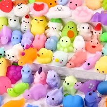 ¡diversión Aplastante! Juguetes De Mochi Squishy Al Azar Con Dibujos Animados, Mini Juguetes Para Aliviar El Estrés - Multicolor - Ver 4