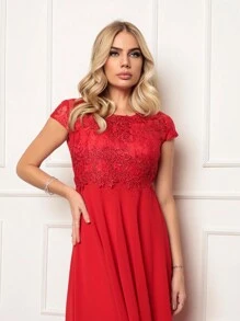 Women Dresses - 紅色 - 查看 4