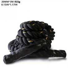 2磅20mm健身強度訓練承重跳繩,物理強度訓練mma格鬥繩,戰鬥繩,投擲大繩