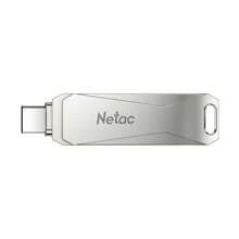 Netac 1入組usb閃存盤256g 128gb 64gb 32gb,usb 3.1記憶棒隨身碟適用於電腦/平板電腦/筆記本電腦,u782c - 銀色 - 查看 4