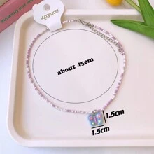 1 Miếng Cô gái Dopamine Lấy cảm hứng Nhựa Đầy màu sắc Thú vật & Mặt dây chuyền con bướm Dây chuyền , Hàn Quốc Phong cách , Hoàn hảo Cho mùa hè , Mặc hàng ngày , Du lịch , Kỳ nghỉ , Hoặc Trở lại Trường - Nhiều màu - Xem 5
