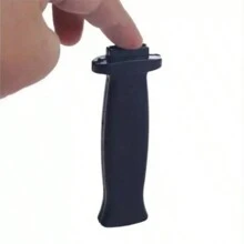 Tricky Toy Dagger Spring Knife Telescopic Simulation Plastic Knife Spoof Fake Knife Prop April Fools' Day - Black - View 6