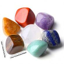 7pcs/Set Chakra Stones For Yoga Meditation, Handmade. A Delicate Gift! - 7pcs/set - View 2